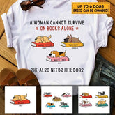 A woman needs her dogs personalized dog T-Shirt TS-GH171