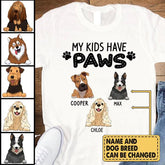 My Kids Have Paws - Personalized T-shirt