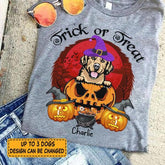 Trick or Treat Halloween personalized T-Shirt TS-HR179B