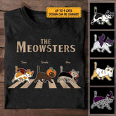 The Meowsters Funny Halloween personalized T-Shirt TS-HR184