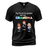 Grandparent T-Shirt - Grandkids Shirt - Gift for Grandparent - Up to 10 Children