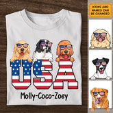 USA - Personalized T-Shirt - 4th July TS - PT3857