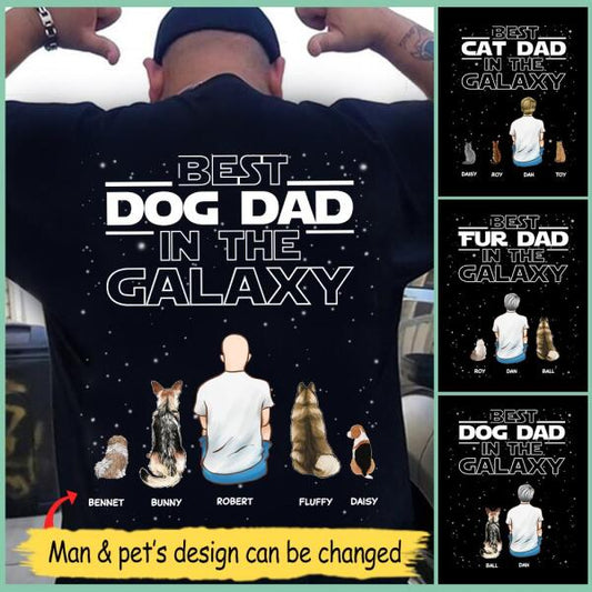 "DogDad Just Like A Normal Dad But Way Cooler" personalized T-shirt TS-GH73