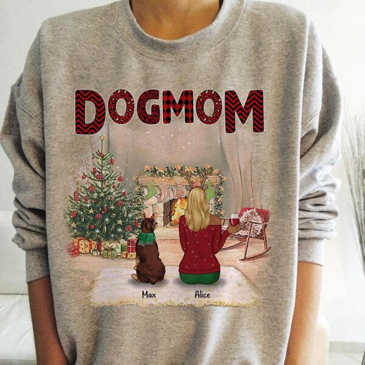 Dog Mom Personalized T-shirt TS-NB501