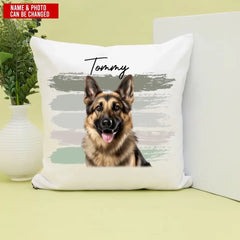 Custom Pet Photo - Personalized Pillow, Upload Photo, Pillow Gift For Dog Lover - PC73