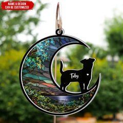 Loss of Pet - Personalized Suncatcher Memorial Hanger, Gift For Dog Lover - SH04