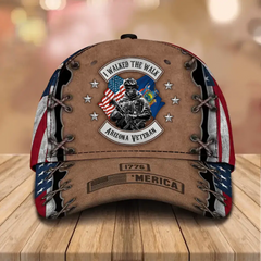 Custom Personalized Veteran Cap - Best Gift Idea For Veteran/ Birthday - I Walked The Walk