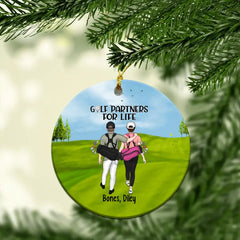 Personalized Ornament, Golf Couple And Partners, Gifts For Golf Lovers