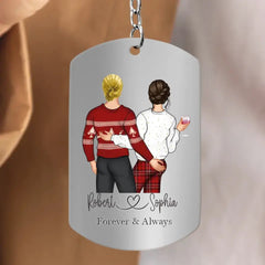 Custom Personalized Couple Aluminum Keychain - 
 Gift Idea For Couple/Valentine's Day - This Is To Remind You