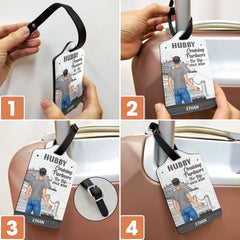 Cruising Couple Travel Partner For Life - Gift For Couples - Personalized Combo 2 Luggage Tags